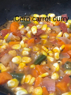 கார்ன் காரட் கறி (corn carrot kari recipe in tamil) செய்முறை முக்கிய புகைப்படம்