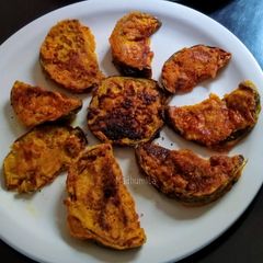 A picture of Masala Baingan Fry.