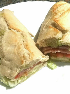 Una foto de Bocadillo de bacon/panceta