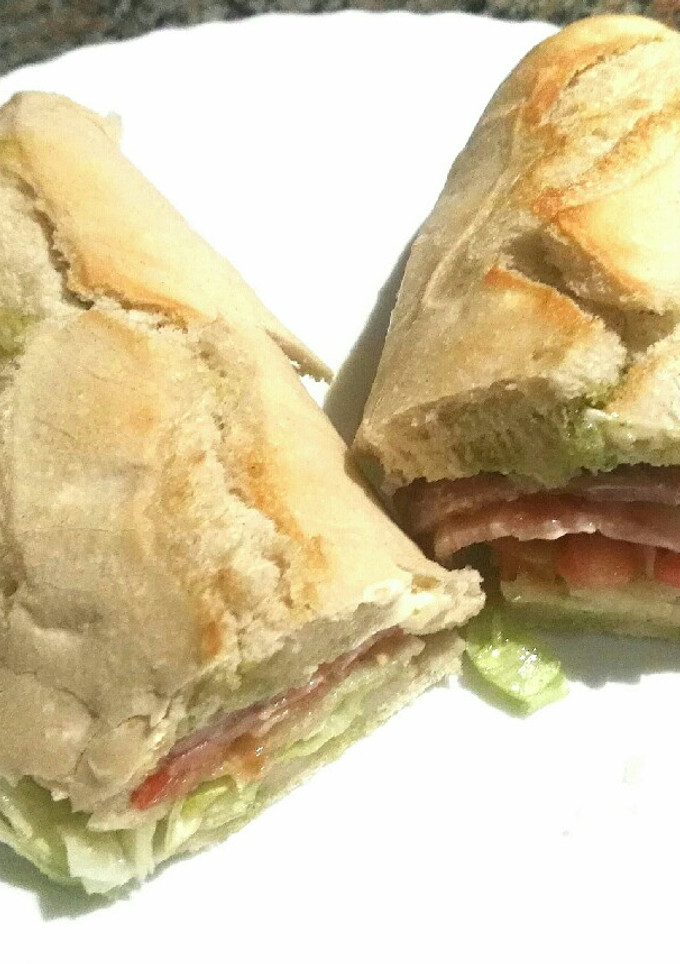 Una foto de Bocadillo de bacon/panceta