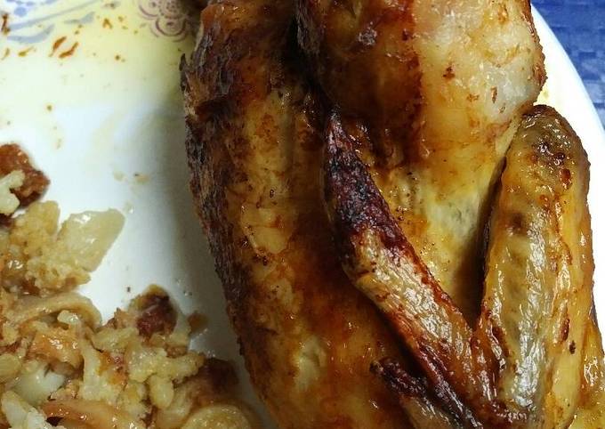 Recipe of Ultimate Chicken Stuffed with a banana