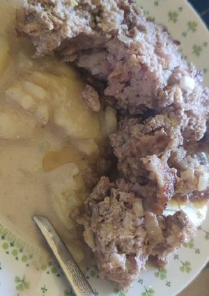 Krumplifőzelék Stefánia vagdalttal 🤤🤤 recept fotója
