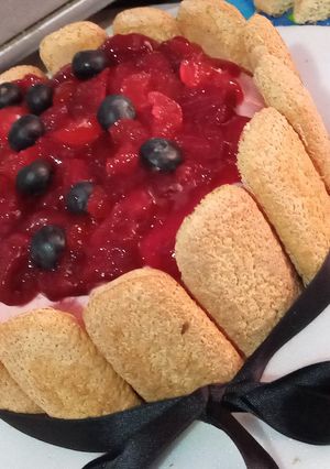Una foto de Charlotte de frutilla