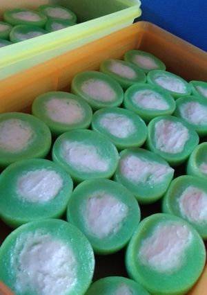 Foto resep Kue nona manis (kue talam hijau)
