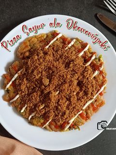 Foto resep Pizza Sayur ala Okonomiyaki