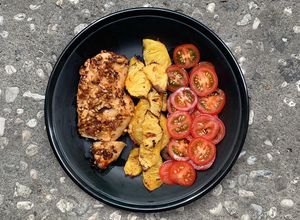 Hình của món Ức gà đút lò phủ hạt thông [Eat clean - Lose weight].