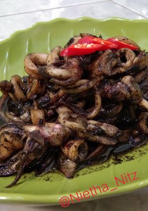 Foto resep Cuhima (Cumi Hitam Manis)