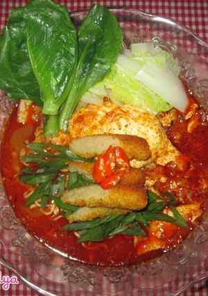 Foto resep Ramen Kuah Ekstra Pedas Ala Mei