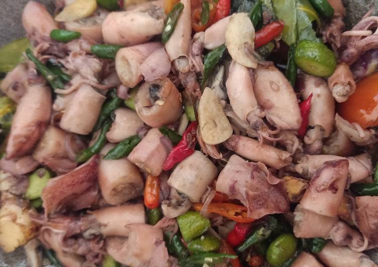 Resep Oseng cumi asin Anti Gagal