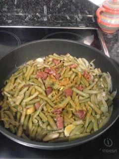 Una foto de Judías tiernas con jamón