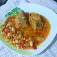 Niños envueltos de repollo de mi abuela