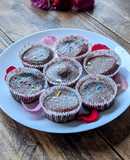 Eggless whole Wheat Chocolate Muffins