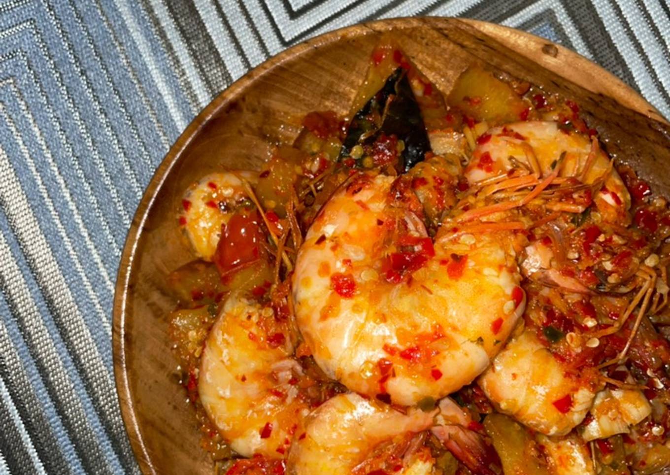 Udang sambel jeruk
