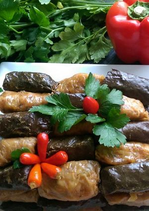 O poză a rețetei Sărmăluțe cu carne de pui.
