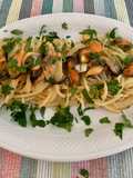 Spaghetti con le cozze in bianco