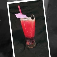 A picture of Black Currant summer cooler juice.