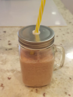 Una foto de Batido de fresa, plátano y yogurt