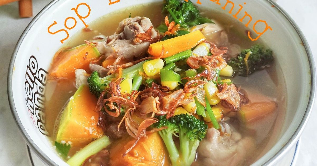 Resep sup labu kuning jahe rumahan enak dan mudah - Cookpad