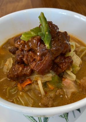 A picture of Hong Kong Style Dandan Noodles 港式擔擔麵.
