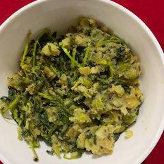 Aloo methi sabji A picture of Aloo methi sabji.