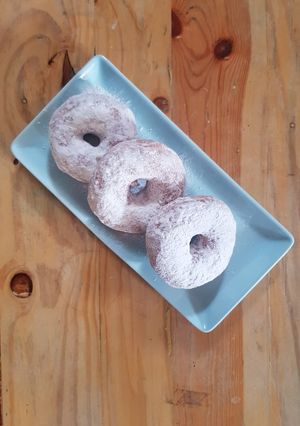 Foto resep Donat Ubi Ungu Empuk Anti Gagal