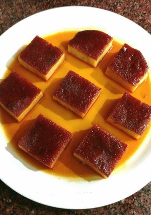 ক‍্যারামেল ব্রেড পুডিং রেসিপির প্রধান ছবি