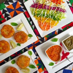 A picture of Potato Cutlet or Aloo Tikki.
