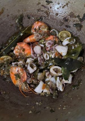 Foto resep Cumi udang cabe ijo