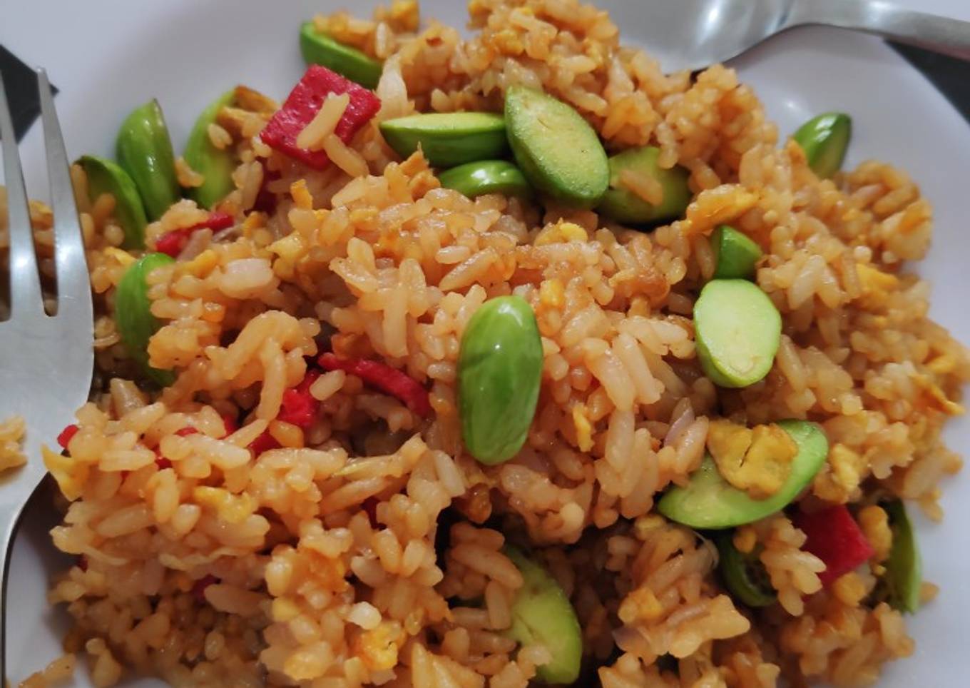 Nasi goreng pete ham (non halal)