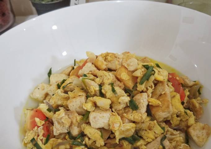 Telur Oreg Tahu Kuah