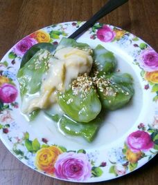 bánh đúc lá dứa