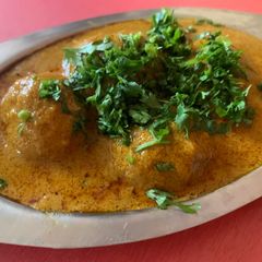 A picture of Kashmiri Dum Aloo.