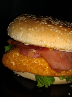 Una foto de Mega hamburguesa de pollo