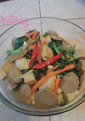 Foto resep Cah Bayam Saos Tiram