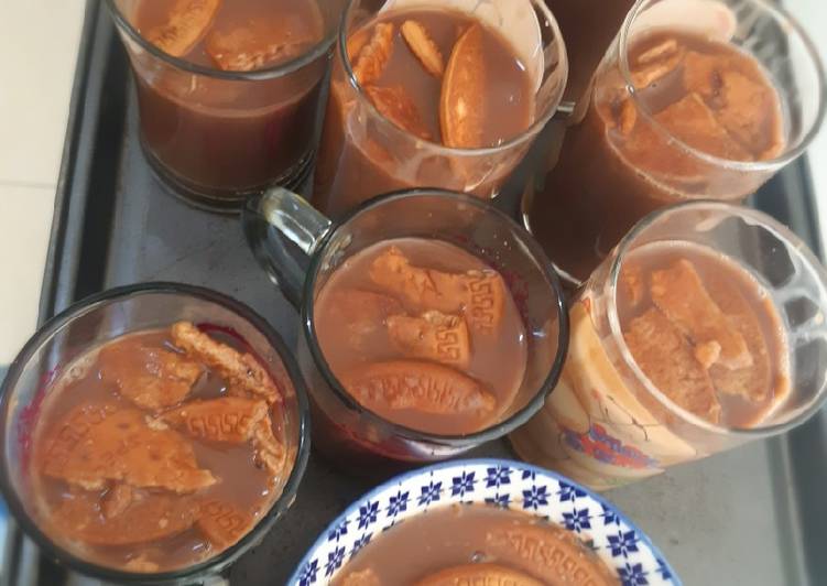 Bagaimana Membuat Silky pudding Chocolate, Lezat