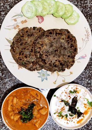 A picture of Falahari vrat Thali.