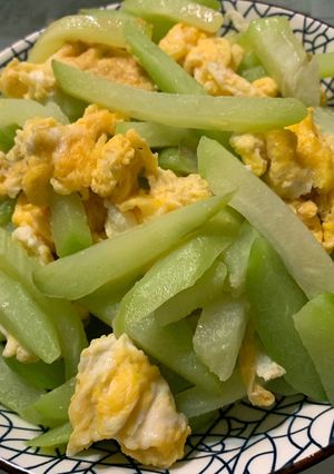 佛手瓜炒蛋｜蛋素 的食譜成品照片