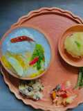Pakhala or Fermented Rice Platter
