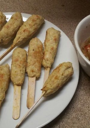Foto resep Sate lilit ayam dan sambal matah