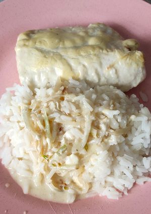 Une photo de Darne de cabillaud sauce moutarde