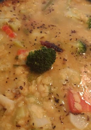 সবজি ডাল(sabji dal recipe in Bengali) রেসিপির প্রধান ছবি