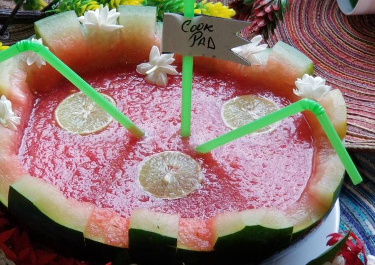 Steps to Make Tasty Watermelon punch #ramadankitayari