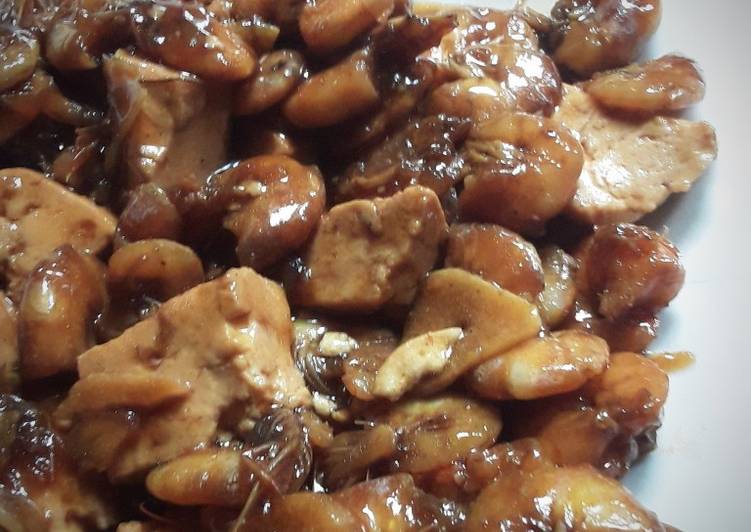 Udang Tahu Saus Tiram