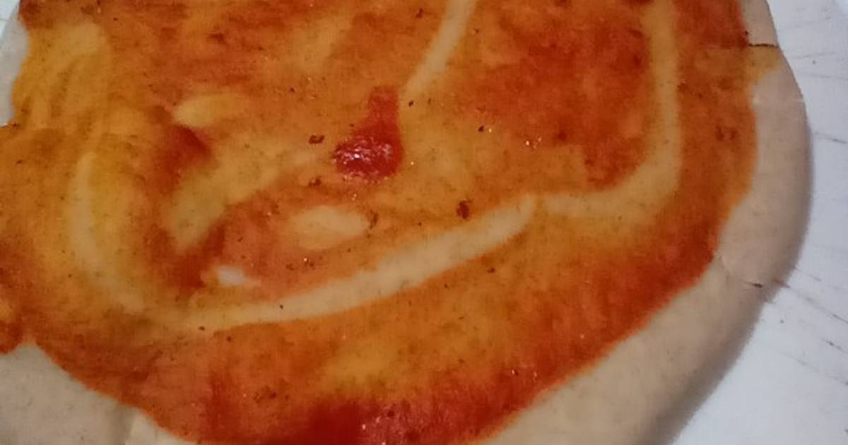 Pizza a la piedra con harina integral Receta de silvia dujan - Cookpad