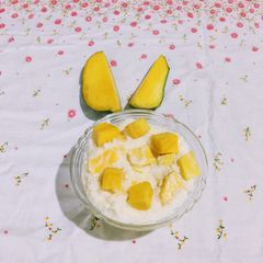 A picture of Mango Curd Rice.