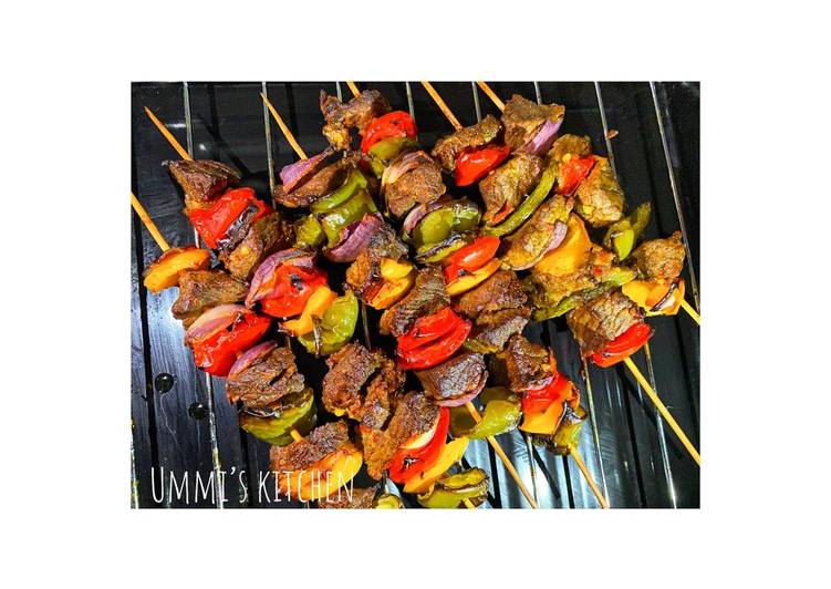 Steps to Make Any-night-of-the-week Beef kebab