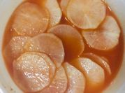 A picture of pickled radish