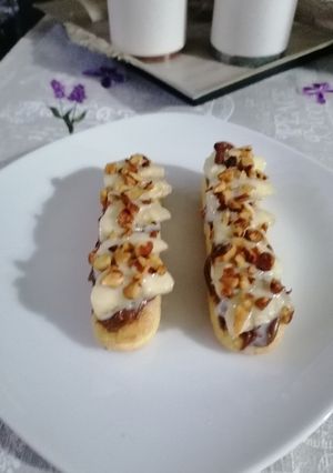 Φωτογραφία της συνταγής Εκλεράκι (μπανανογλυκάκι)!