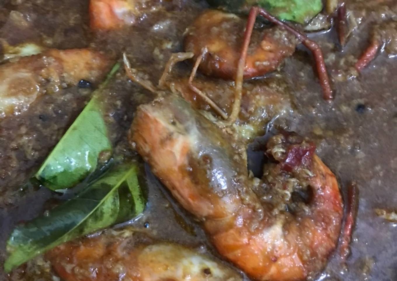Udang Galah Masak Tumis Lada Hitam