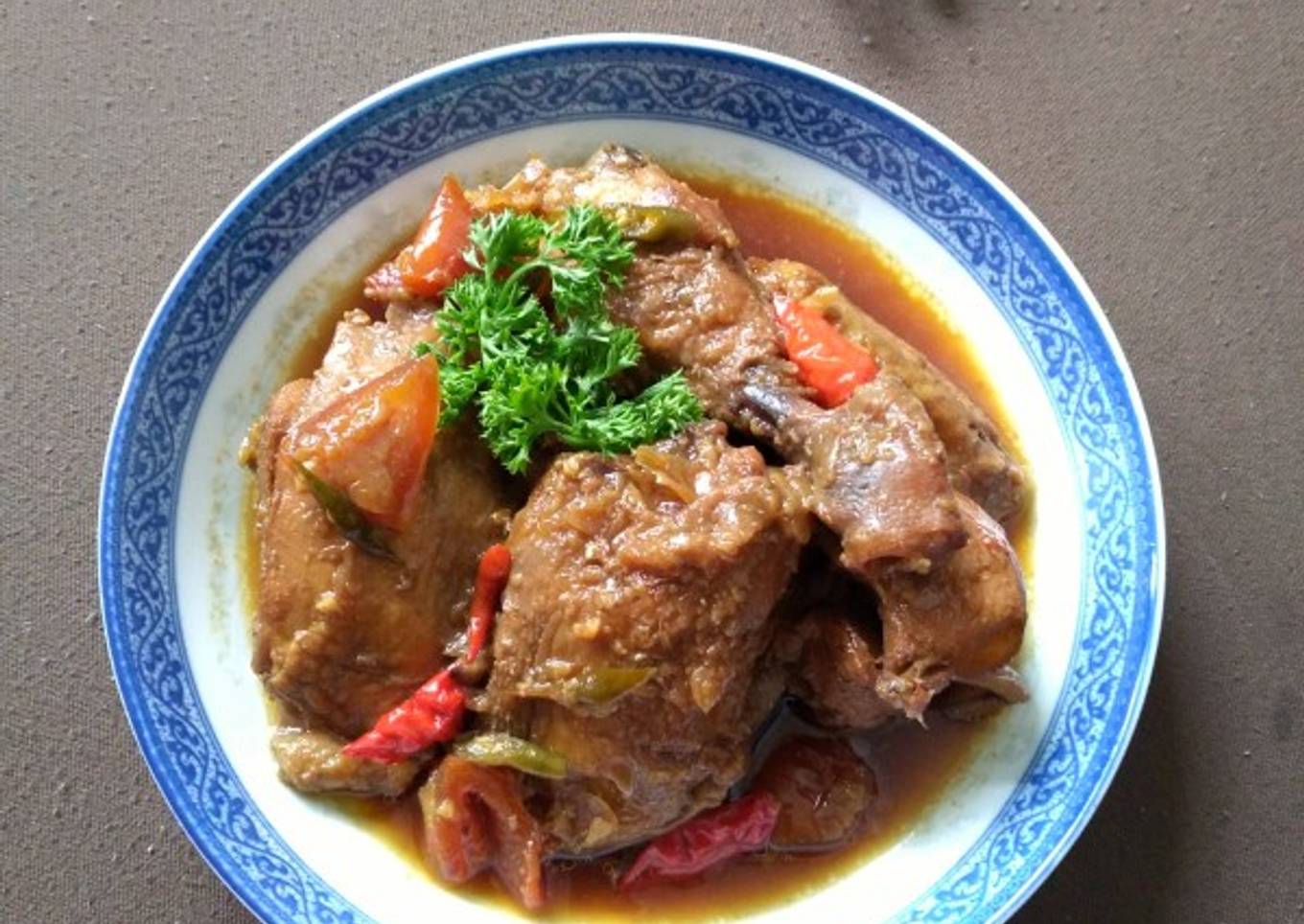 Ayam Rebus Kuah Sambel Kecap